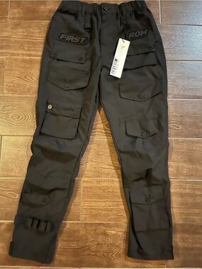 First Row Multi-Pocket Utility Cargo Pants Y2K